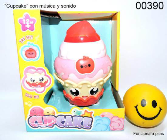 Imagen de MUSICAL INFANTIL "CUPCAKE"  A PILAS Y CUERDA 9.24
